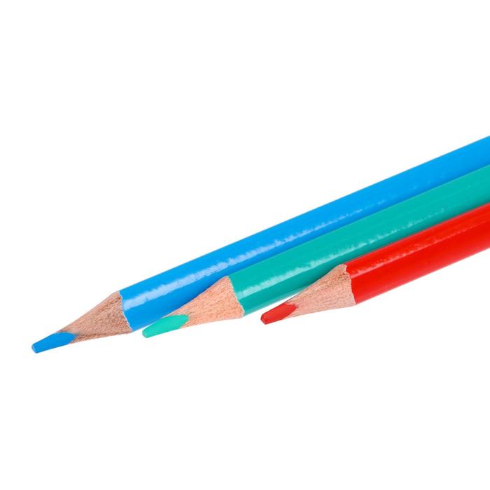 Купили 18 карандашей. Цветные карандаши Луч трёхгранные 18 цветов.