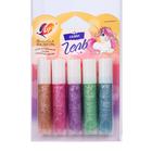 Гель с блёстками "Луч" Салют, 5 цветов х 5 мл - Фото 1