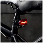 Фонарь велосипедный задний JY-6068T, 15 чипов, красный светодиод, 2 режима - фото 7185769