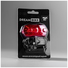 Фонарь велосипедный задний JY-6090T, 5 диодов, 3 режима 5308333