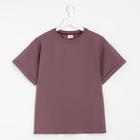 Футболка женская MINAKU REGULAR FIT: цвет коричневый, р-р 42 - фото 26598745