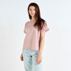 Футболка женская MINAKU REGULAR FIT: цвет пудровый, р-р 42 - фото 26310474