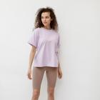 Футболка женская MINAKU SLIM FIT: цвет чёрный, р-р 52 - фото 46292163