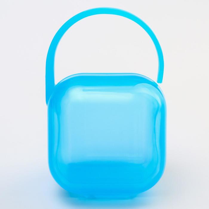 Контейнер для пустышки, цвет голубой - Фото 1
