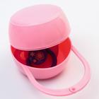 Контейнер для хранения и стерилизации детских сосок и пустышек, цвет розовый - Фото 4