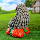 Садовая фигура "Сытый Ёжик" 27х26х35см - фото 24360275