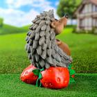 Садовая фигура "Сытый Ёжик" 27х26х35см - фото 24360276
