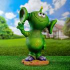 Садовая фигура "Инопланетянин Дюша" зеленый, 18х32х42см - фото 9271807