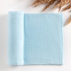 Пелёнка муслиновая Крошка Я «Light blue», 135×100 см, двухслойная, 100 % хлопок - Фото 1