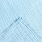 Пелёнка муслиновая Крошка Я «Light blue», 135×100 см, двухслойная, 100 % хлопок - Фото 3