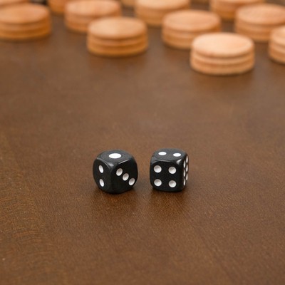 Нарды резные, из массива бука, патина, 35 х 44 см