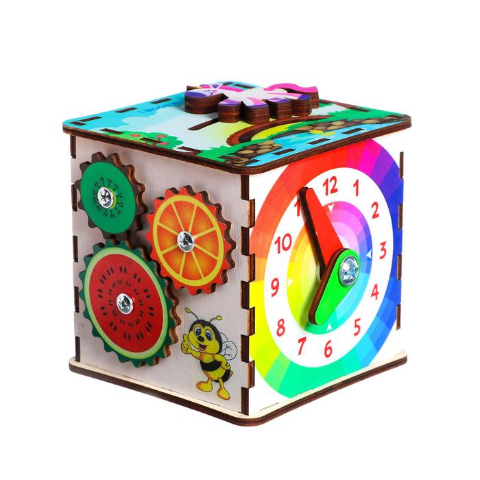 Бизикубик для детей «Развивающий куб» - Фото 1