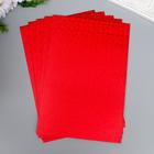 Фоамиран голограмма "Красный" 1,8 мм набор 5 листов 20х30 см - фото 6424017