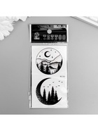 Переводные тату на тело чёрные «Ночь и лес», 10.5?6 см (комплект 4 шт) - фото 43711574 Переводные тату на тело чёрные «Ночь и лес», 10.5?6 см (комплект 4 шт) - фото 43711574