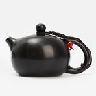 Набор для чайной церемонии ДЖЕКИЧАЙ, 8 предметов, на 4 персоны, чашка 45 мл, чайник 180 мл, керамика, чёрный - Фото 3