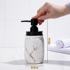 Дозатор для мыла «Зевс», 500 мл, белый - Фото 3