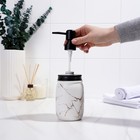 Дозатор для мыла «Зевс», 500 мл, белый - Фото 5