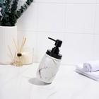 Дозатор для жидкого мыла «Зевс», 500 мл, цвет белый - Фото 6