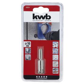 

Сверло-коронка KWB алмазная, 16х53 мм, глубина сверления 25 мм