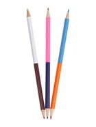 Карандаши Calligrata, цветные, двухцветные, 12 цветов, 6 шт., деревянные, трёхгранные - Фото 8