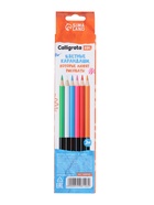 Карандаши Calligrata, цветные, двухцветные, 12 цветов, 6 шт., деревянные, трёхгранные - Фото 10