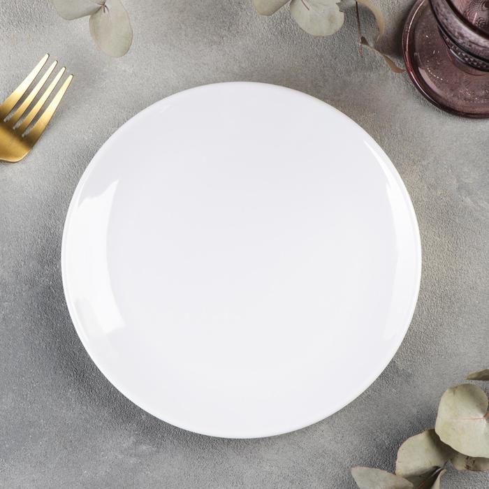 Тарелка «Селина», 18,2×1,8 см, цвет белый - Фото 1
