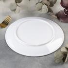 Тарелка «Селина», 20,8×2,2 см, цвет белый - Фото 3