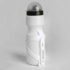 Бутылка для воды велосипедная, 750 мл, "Мастер К.", с креплением, белая - Фото 4