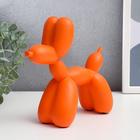 Сувенир полистоун "Воздушный шарик - собачка" оранжевый 19,5х7х18 см - фото 3024249