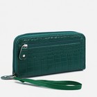 Кошелёк на молнии, цвет розовый - фото 30303338