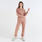 Костюм женский (худи, брюки) MINAKU: Casual Collection цвет бежевый, размер 52 - фото 21278034 Костюм женский (худи, брюки) MINAKU: Casual Collection цвет бежевый, размер 52 - фото 21278034