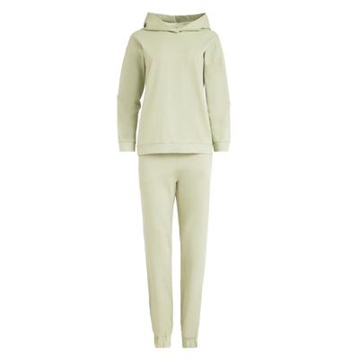 Костюм женский спортивный (худи, брюки) MINAKU: Casual Collection, размер 44, фисташковый