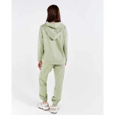 Костюм женский спортивный (худи, брюки) MINAKU: Casual Collection, размер 46, фисташковый