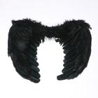 Крылья ангела, 40х33 см, цвет чёрный - Фото 1