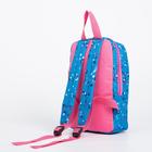 Рюкзак на молнии, цвет голубой - Фото 2