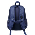 Рюкзак школьный 42 х 29 х 12 см, эргономичная спинка, отделение для ноутбука, Hatber Sreet "Мой друг Дино", синий - Фото 11