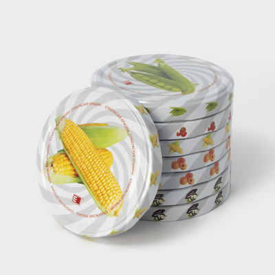 Крышка для консервирования «Елабуга. Карусель», ТО-100 мм, литография, упаковка 8 шт, цвет МИКС