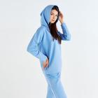 Костюм женский (худи, брюки) MINAKU: Casual Collection цвет голубой, размер 42 - Фото 3