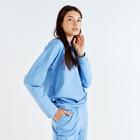 Костюм женский (худи, брюки) MINAKU: Casual Collection цвет голубой, размер 42 - Фото 4