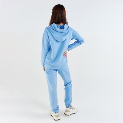 Костюм женский (худи, брюки) MINAKU: Casual Collection, размер 42, голубой