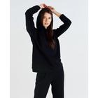 Костюм женский (худи, брюки) MINAKU: Casual Collection, размер 42, чёрный - Фото 3