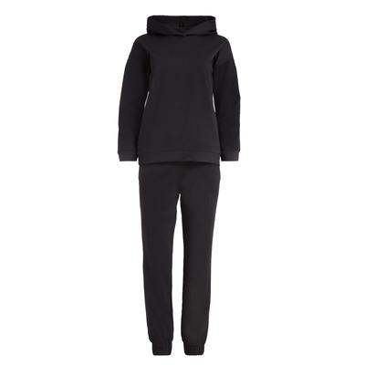 Костюм женский (худи, брюки) MINAKU: Casual Collection, размер 42, чёрный