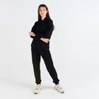 Костюм женский (худи, брюки) MINAKU: Casual Collection цвет чёрный, размер 46 6919788 - фото 14484566