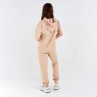 Костюм женский (худи, брюки) MINAKU: Casual Collection цвет песочный, размер 44 - Фото 4