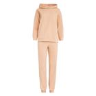 Костюм женский (худи, брюки) MINAKU: Casual Collection цвет песочный, размер 44 - Фото 6