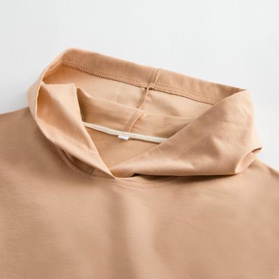 Костюм женский (худи, брюки) MINAKU: Casual Collection, размер 48, песочный