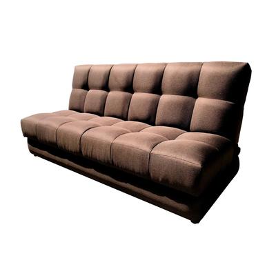 Диван прямой «Бук», механизм книжка, спальное место 1300×2000 мм, рогожка, цвет шоколад