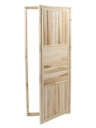 Дверь для бани и сауны "Эконом", ЛИПА 190×80см - Фото 10