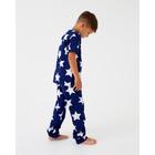 Пижама детская для мальчика KAFTAN «Звезды» синий, рост 134-140 (36) - фото 34992640
