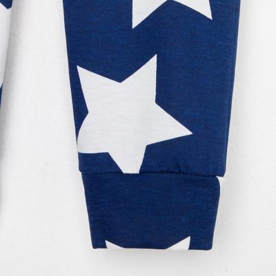 Пижама детская для мальчика KAFTAN «Звезды» синий, рост 134-140 (36)